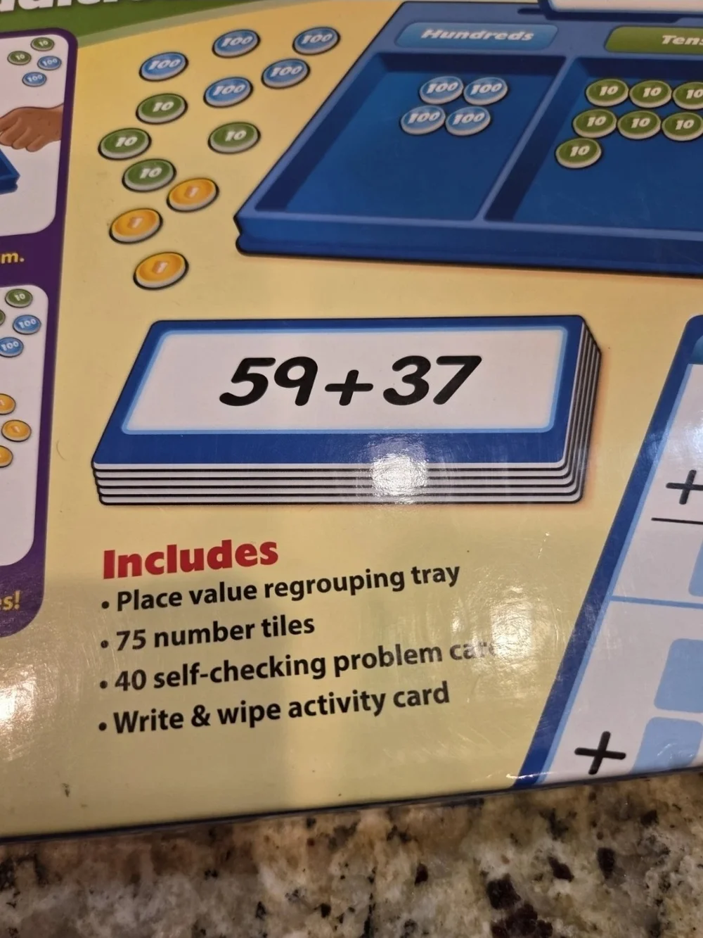 Lakeshore Learning Hands On Addition Regrouping Kit FF297 Math Homeschool Group